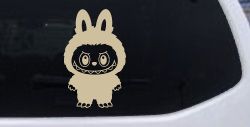 Labubu Car Truck Vinyl Window Decal Sticker (Desert Sand)