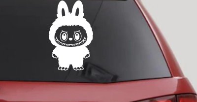 Labubu Car Truck Vinyl Window Decal Sticker