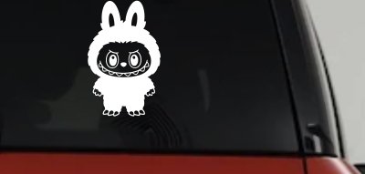 Labubu Car Truck Vinyl Window Decal Sticker