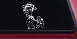 Betty Boop iconic Coopertone Car Truck Vinyl Window Decal Sticker