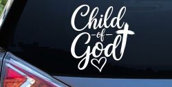 Child of God Car or Truck Vinyl Window Decal Sticker