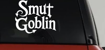 Smut Goblin Car or Truck Vinyl Window Decal Sticker