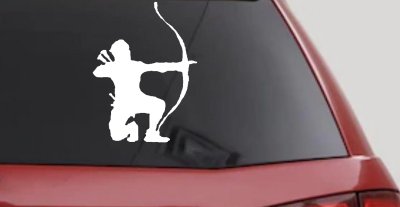 Bow Hunter Hunting Car or Truck Window Vinyl Decal Sticker