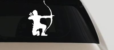 Bow Hunter Hunting Car or Truck Window Vinyl Decal Sticker