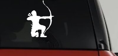 Bow Hunter Hunting Car or Truck Window Vinyl Decal Sticker