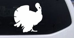 Turkey Animals Car or Truck Window Decal Sticker