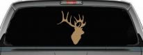 Deer Hunting Car or Truck Window Decal Sticker (Light Brown)