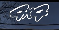 4 X 4 Off Road Car or Truck Window Decal Sticker