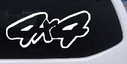 4 X 4 Off Road Car or Truck Window Decal Sticker