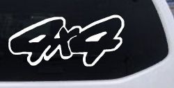 4 X 4 Off Road Car or Truck Window Decal Sticker