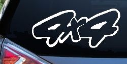 4 X 4 Off Road Car or Truck Window Decal Sticker