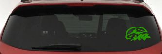 4 X 4 Off Road Car or Truck Window Decal Sticker (Lime)