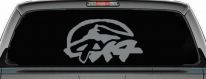 4 X 4 Off Road Car or Truck Window Decal Sticker (Telegrey)