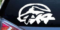 4 X 4 Off Road Car or Truck Window Decal Sticker