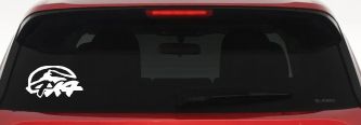 4 X 4 Off Road Car or Truck Window Decal Sticker (White)