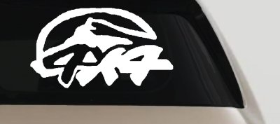 Rugged 4x4 Off Road Decal Truck SUV Car Window Vinyl Sticker
