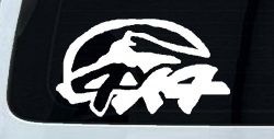 4 X 4 Off Road Car or Truck Window Decal Sticker