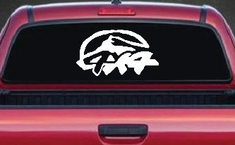 4 X 4 Off Road Car or Truck Window Decal Sticker
