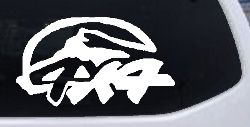 4 X 4 Off Road Car or Truck Window Decal Sticker