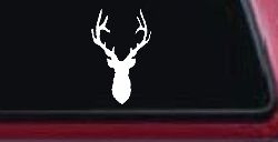 Deer Head Hunting Car or Truck Window Decal Sticker