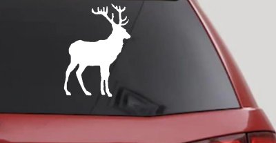 Deer Hunting Car or Truck Window Vinyl Decal Sticker