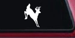 Deer Jumping Hunting Car or Truck Window Decal Sticker