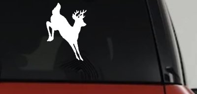Deer Jumping Hunting Car or Truck Window Vinyl Decal Sticker