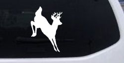 Deer Jumping Hunting Car or Truck Window Decal Sticker