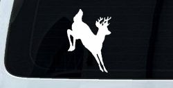 Deer Jumping Hunting Car or Truck Window Decal Sticker