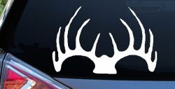 Deer Horns Hunting Car or Truck Window Decal Sticker