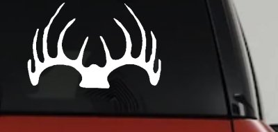 Deer Horns Hunting Decal for Car Truck Window Vinyl Sticker