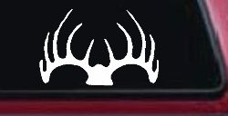 Deer Horns Hunting Car or Truck Window Decal Sticker