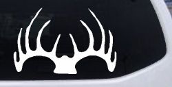 Deer Horns Hunting Car or Truck Window Decal Sticker