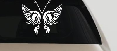 Tribal Butterfly Butterflies Car or Truck Window Vinyl Decal Sticker