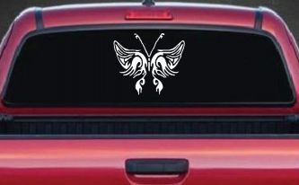 Tribal Butterfly Butterflies Car or Truck Window Decal Sticker