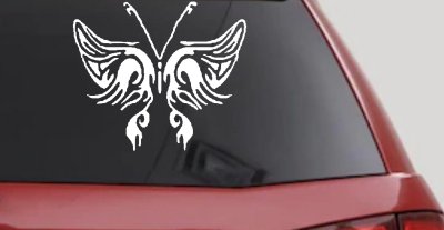 Tribal Butterfly Butterflies Car or Truck Window Vinyl Decal Sticker