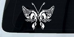 Tribal Butterfly Butterflies Car or Truck Window Decal Sticker