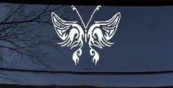 Tribal Butterfly Butterflies Car or Truck Window Decal Sticker