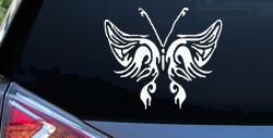 Tribal Butterfly Butterflies Car or Truck Window Decal Sticker