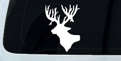 Deer Head Hunting Car or Truck Window Decal Sticker