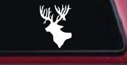 Deer Head Hunting Car or Truck Window Decal Sticker
