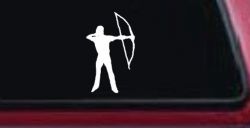 Bow Hunter Hunting Car or Truck Window Decal Sticker