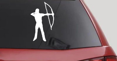 Bow Hunter Decal for Cars & Trucks - Vinyl Hunting Sticker