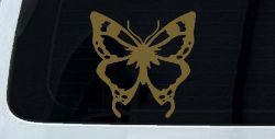 Monarch Butterfly Butterflies Car or Truck Window Decal Sticker (Gold)