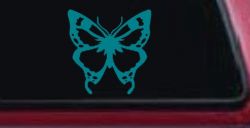 Monarch Butterfly Butterflies Car or Truck Window Decal Sticker (Turquoise Blue)