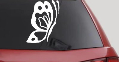 Butterfly Side Butterflies Car or Truck Window Vinyl Decal Sticker