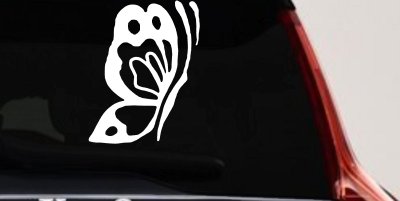 Butterfly Side Butterflies Car or Truck Window Vinyl Decal Sticker