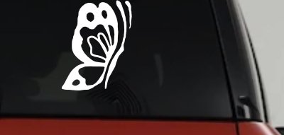 Butterfly Side Butterflies Car or Truck Window Vinyl Decal Sticker