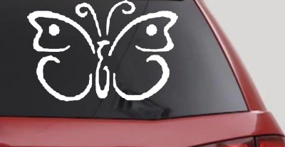 Butterfly Butterflies Car or Truck Window Vinyl Decal Sticker
