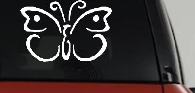Butterfly Butterflies Car or Truck Window Vinyl Decal Sticker